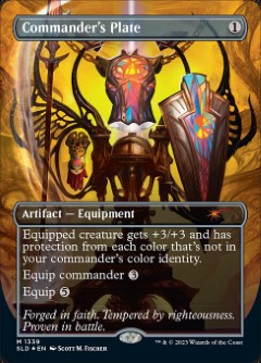 Commander's Plate Secret Lair Drop - Angels Art